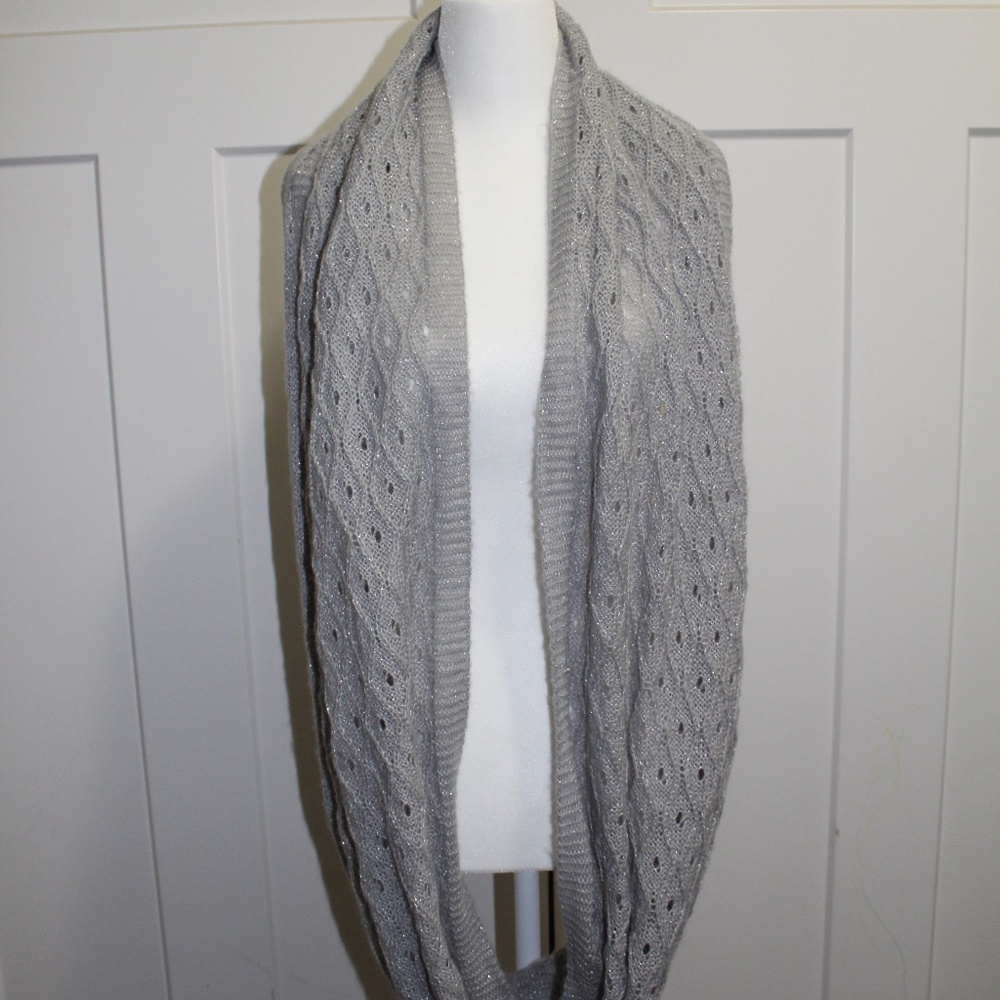 Gray Infinity Scarf - Picture 2 of 2